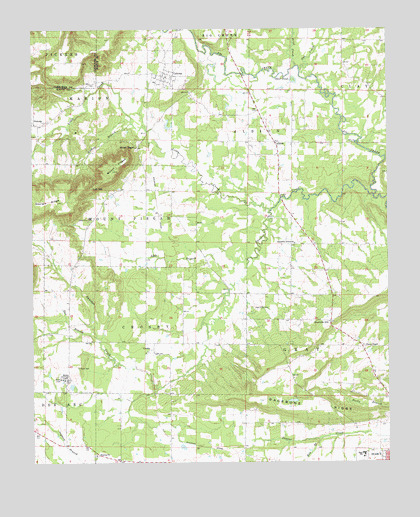Letona, AR USGS Topographic Map