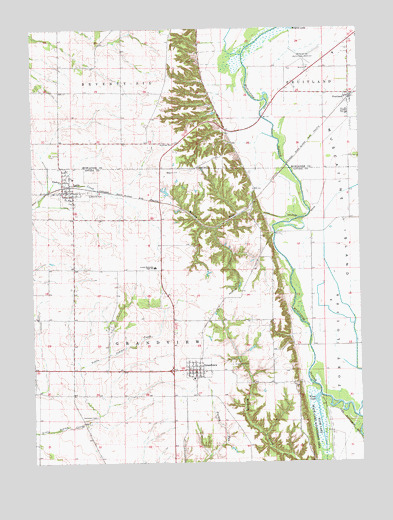 Letts, IA USGS Topographic Map