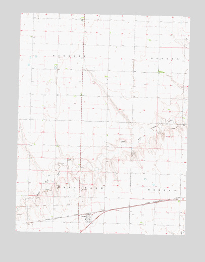 Levant, KS USGS Topographic Map