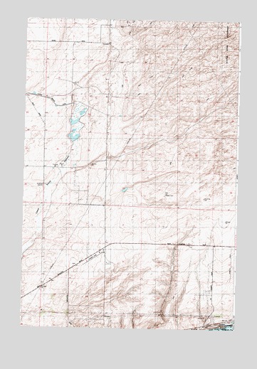 Levey SW, WA USGS Topographic Map