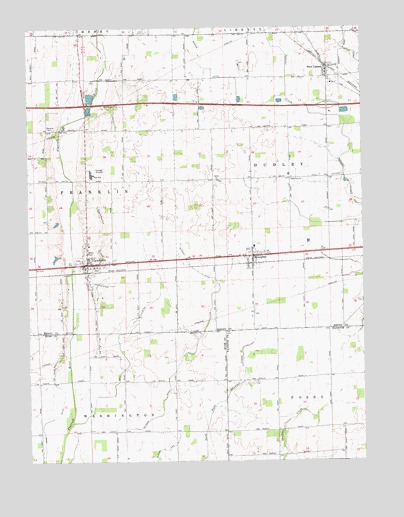 Lewisville, IN USGS Topographic Map