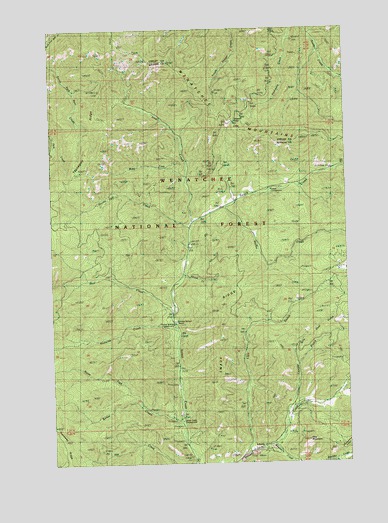 Liberty, WA USGS Topographic Map