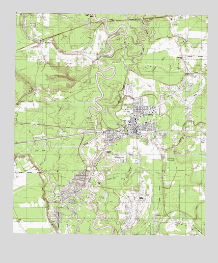 Liberty, TX USGS Topographic Map