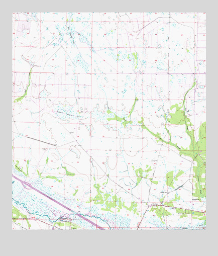 Basinger, FL USGS Topographic Map