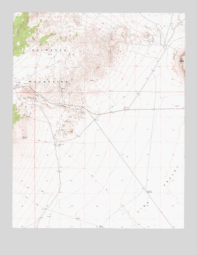 Lida, NV USGS Topographic Map