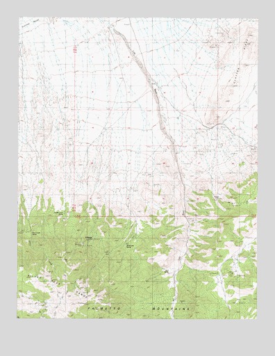 Lida Wash, NV USGS Topographic Map