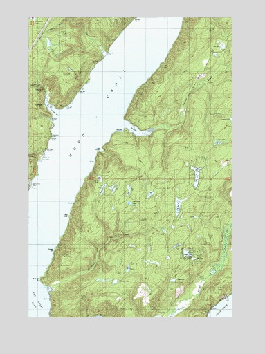 Lilliwaup, WA USGS Topographic Map