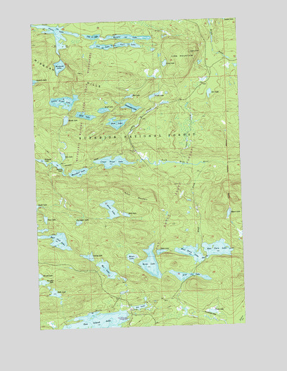 Lima Mountain, MN USGS Topographic Map