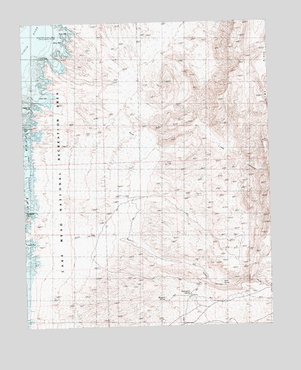 Lime Wash, NV USGS Topographic Map