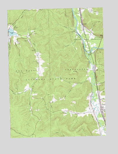 Limestone, NY USGS Topographic Map