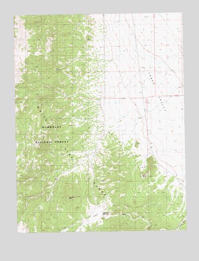 Limestone Peak, NV USGS Topographic Map