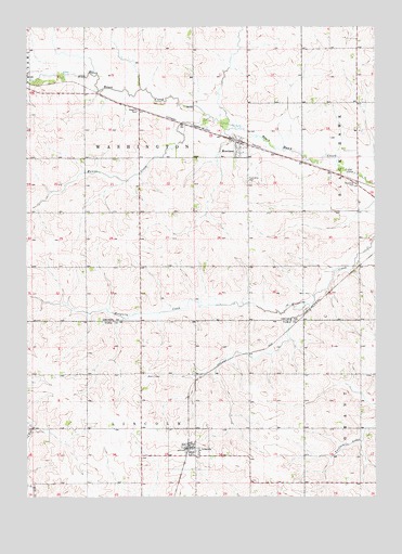 Lincoln, IA USGS Topographic Map