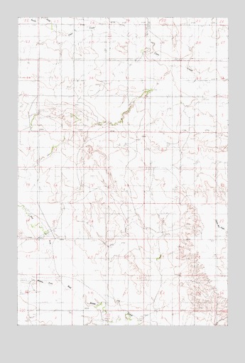 Lindsay SW, MT USGS Topographic Map