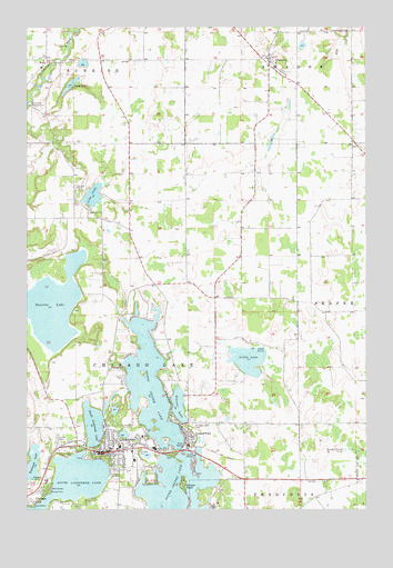 Lindstrom, MN USGS Topographic Map