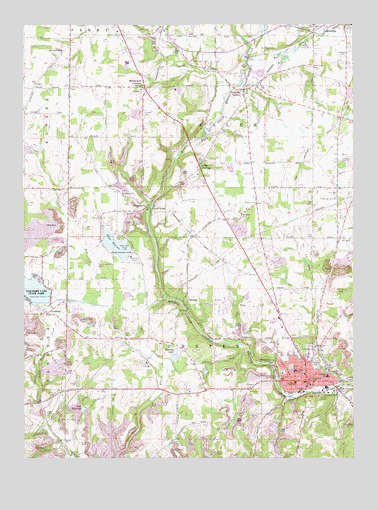 Lisbon, OH USGS Topographic Map