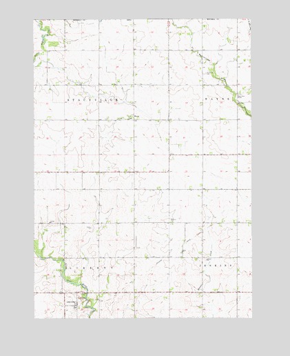 Little Cedar, IA USGS Topographic Map