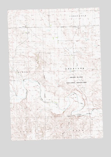 Little Nasty Creek, SD USGS Topographic Map