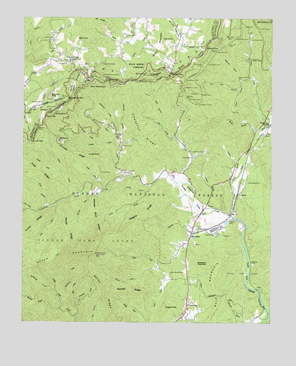 Little Switzerland, NC USGS Topographic Map