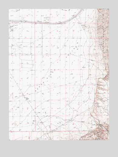 Bateman Spring, NV USGS Topographic Map