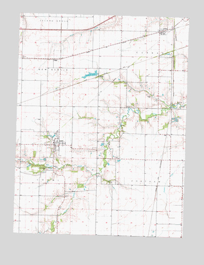 Loami, IL USGS Topographic Map