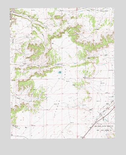 Bates Lake, CO USGS Topographic Map