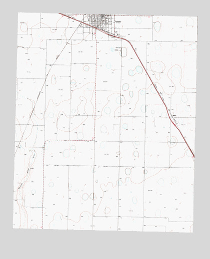 Lockney, TX USGS Topographic Map
