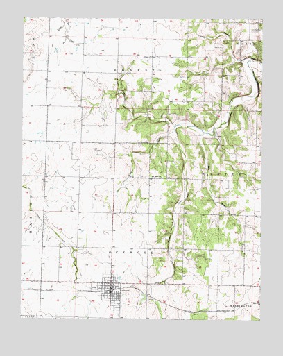 Lockwood, MO USGS Topographic Map