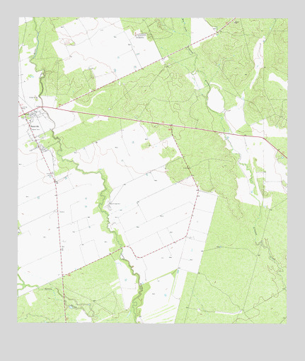 Batesville, TX USGS Topographic Map