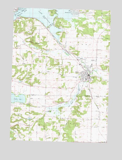 Lodi, WI USGS Topographic Map