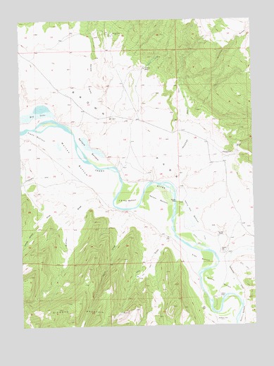 Lodore School, CO USGS Topographic Map