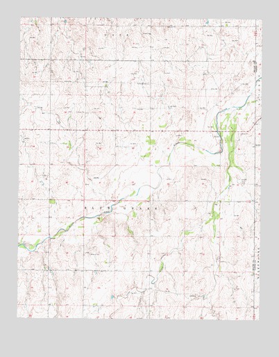 Logan NE, OK USGS Topographic Map