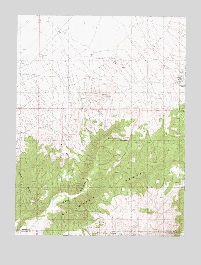 Logan Peak, NV USGS Topographic Map