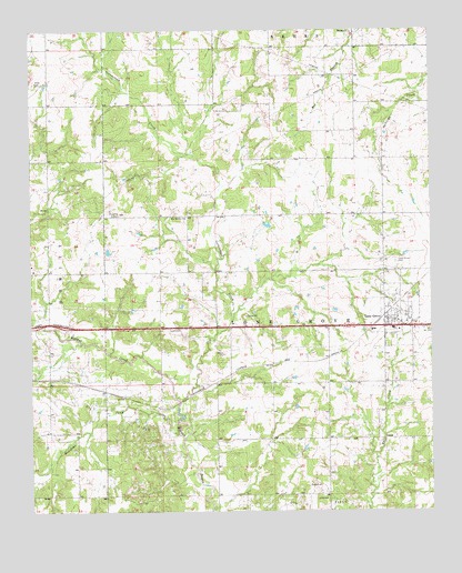 Lone Grove, OK USGS Topographic Map