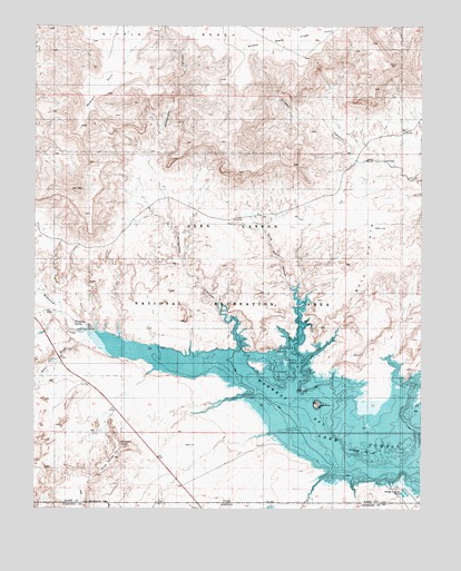 Lone Rock, UT USGS Topographic Map