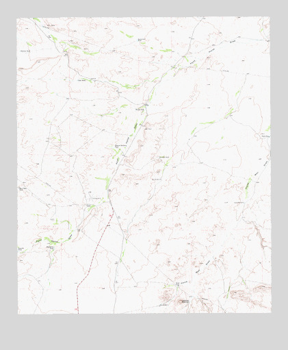 Loneman Mountain, TX USGS Topographic Map
