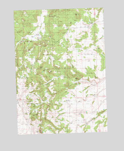 Long Barn, OR USGS Topographic Map