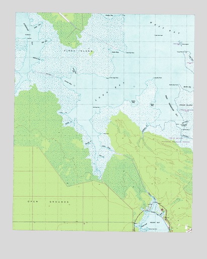 Long Bay, NC USGS Topographic Map