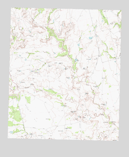 Long Draw, TX USGS Topographic Map