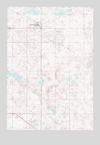 Long Lake, SD USGS Topographic Map
