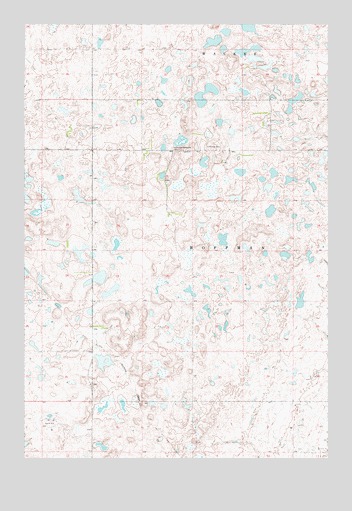 Long Lake SE, SD USGS Topographic Map