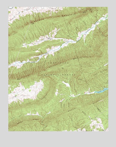Long Spur, VA USGS Topographic Map