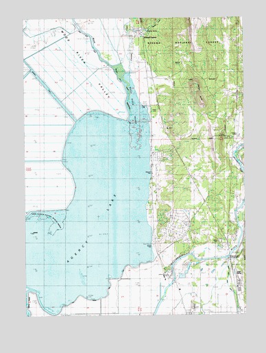 Agency Lake, OR USGS Topographic Map