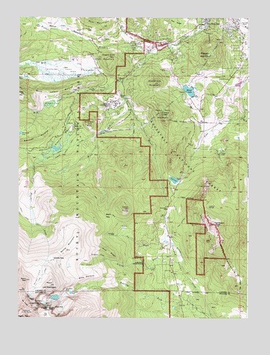Longs Peak, CO USGS Topographic Map