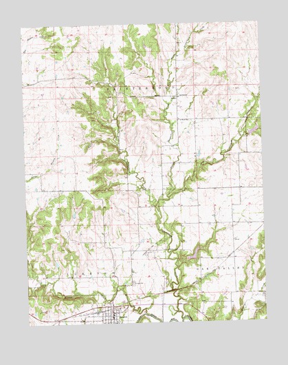 Longton, KS USGS Topographic Map