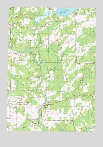 Loomis, WI USGS Topographic Map