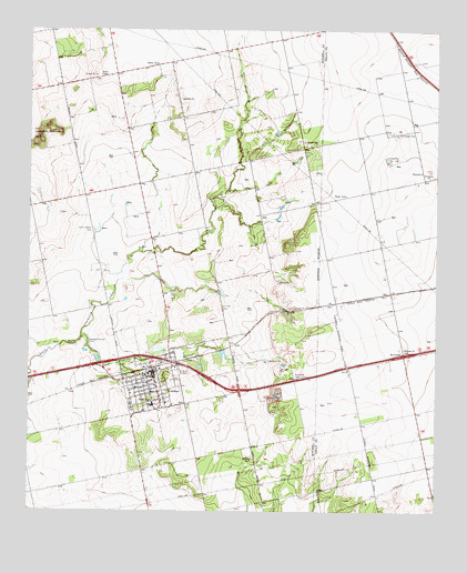 Loraine, TX USGS Topographic Map