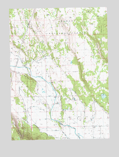 Lorella, OR USGS Topographic Map