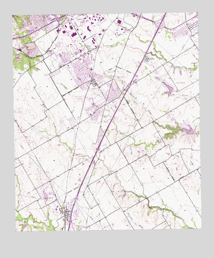 Lorena, TX USGS Topographic Map