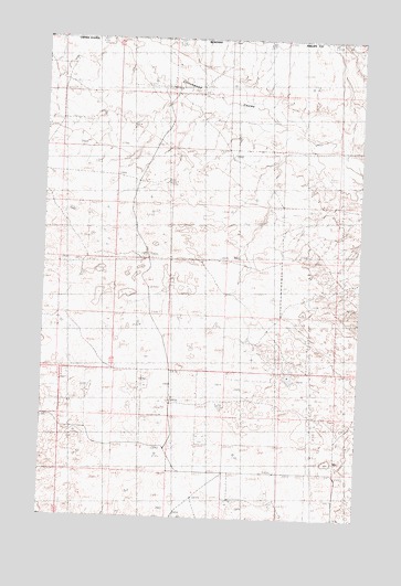 Loring NW, MT USGS Topographic Map