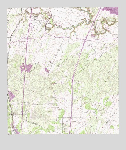 Losoya, TX USGS Topographic Map